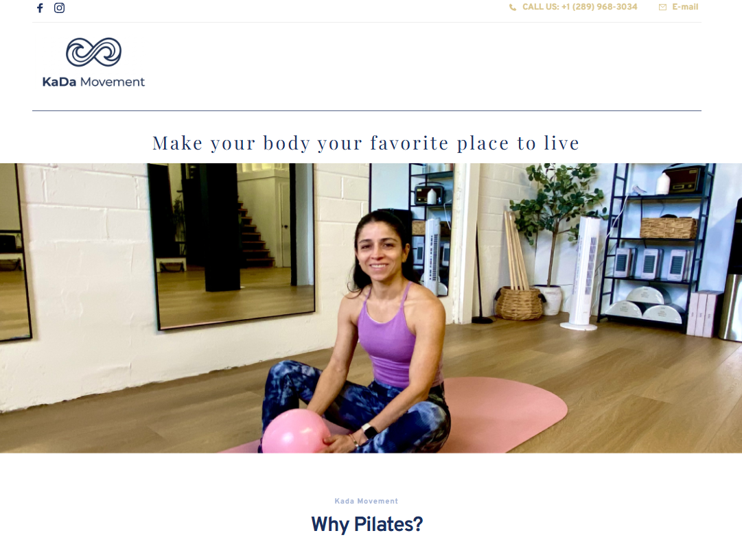 Kada Movement website